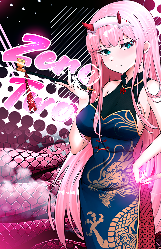 Zero Two Year of the Snake Graphic Poster – AnimeXtra