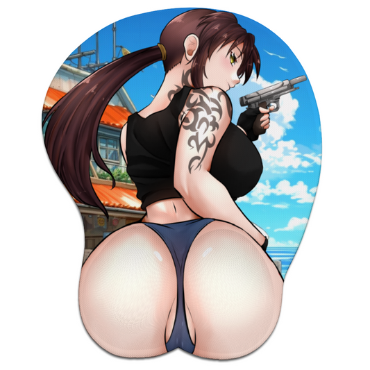 Revy Booty Thong 3D Mousepad