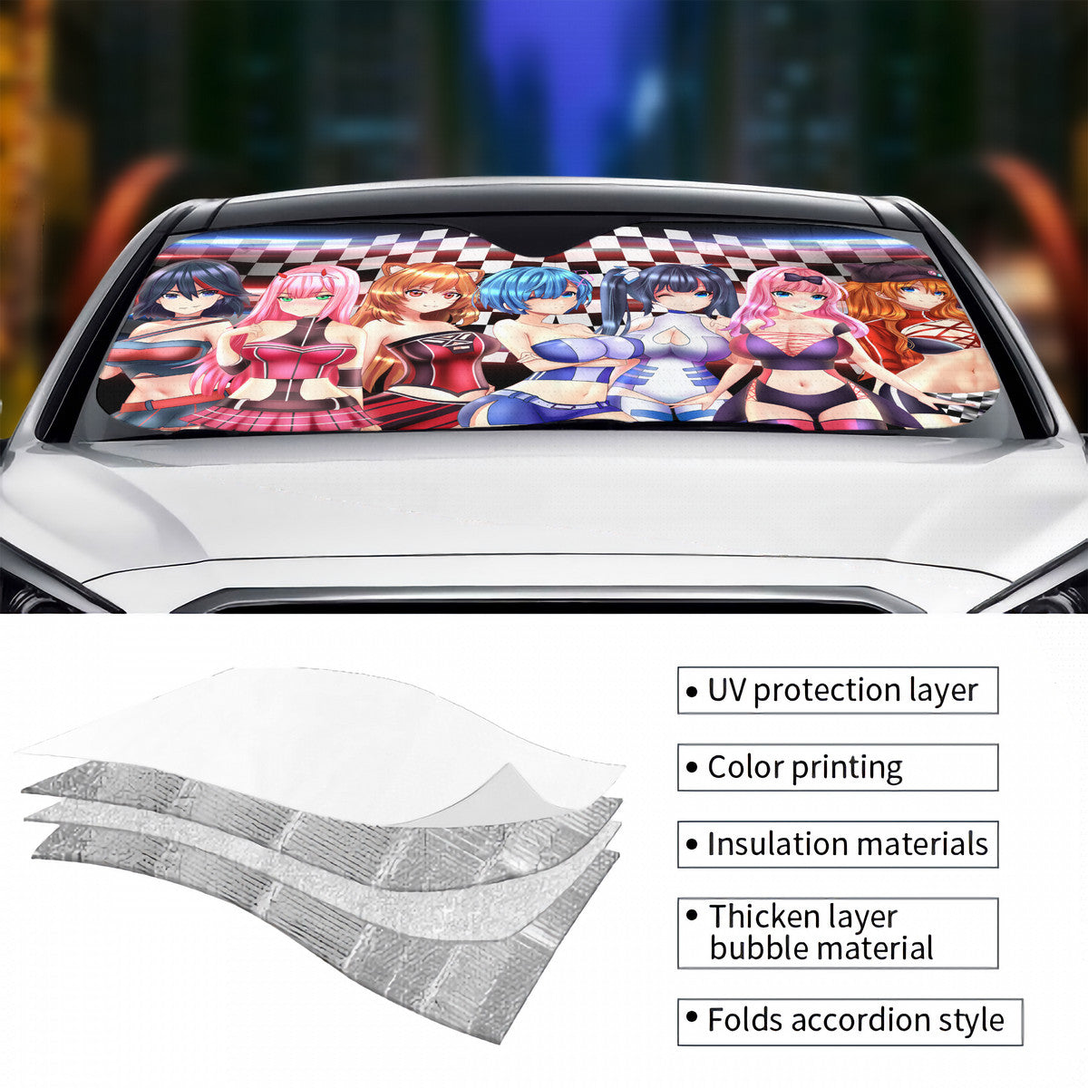 Racer Girls Sunshade