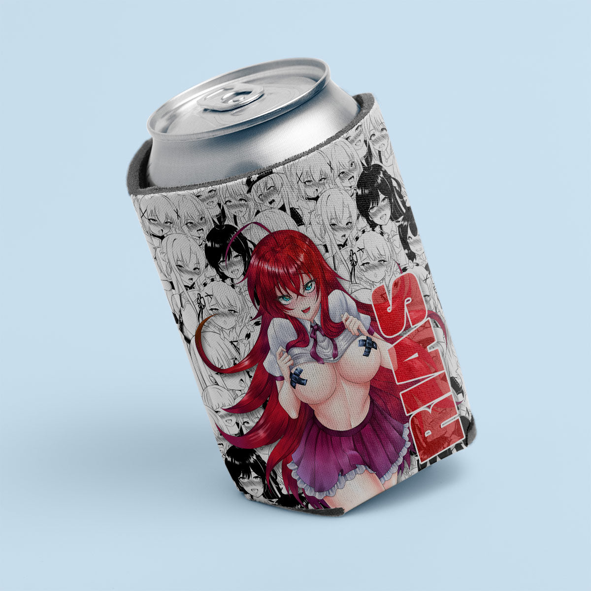 Ahegao Rias Can Coolers