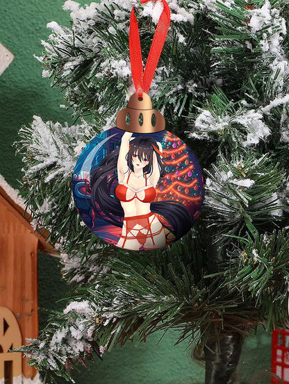 Akeno Lingerie Christmas Ornaments