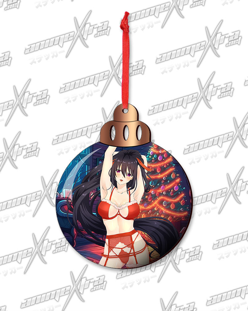 Akeno Lingerie Christmas Ornaments