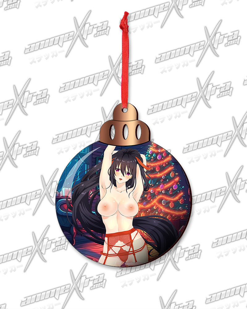 Akeno Lingerie Christmas Ornaments