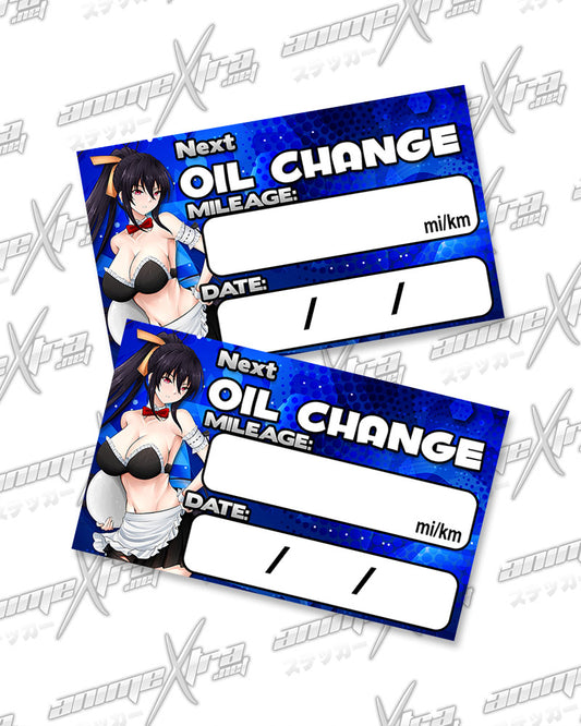 Akeno Maid Oil Change Stickers