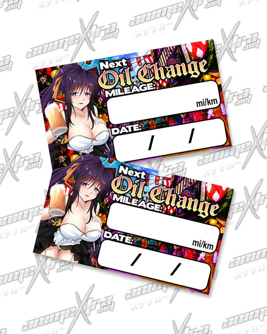 Akeno Oktoberfest Oil Change Stickers