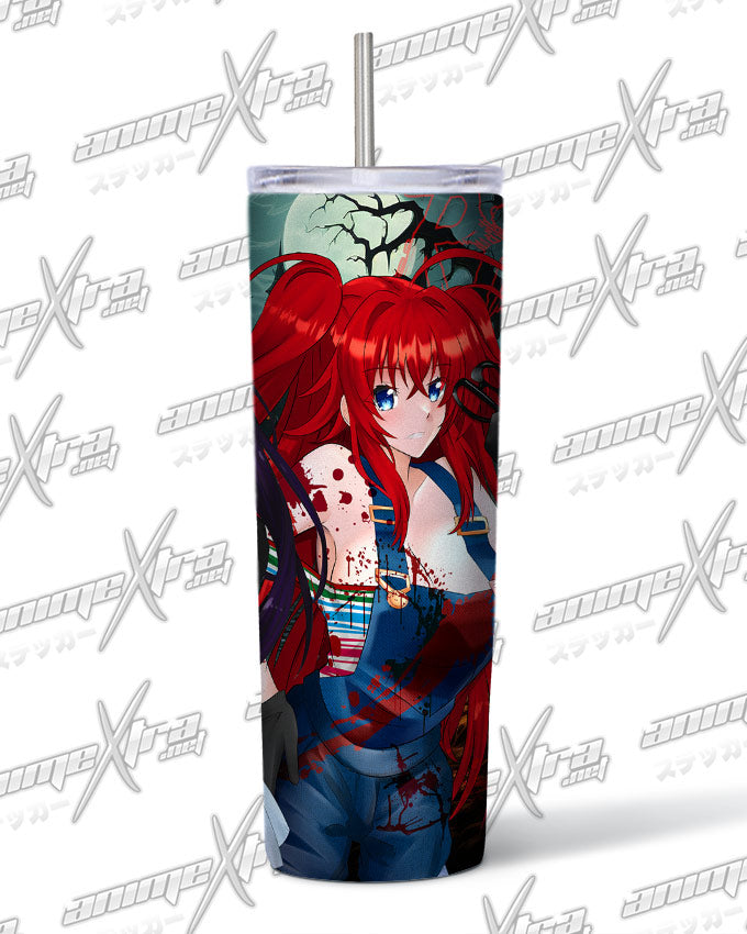 Halloween Akeno Rias Chucky Glow in the Dark Tumbler