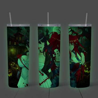 Halloween Akeno Rias Chucky Glow in the Dark Tumbler