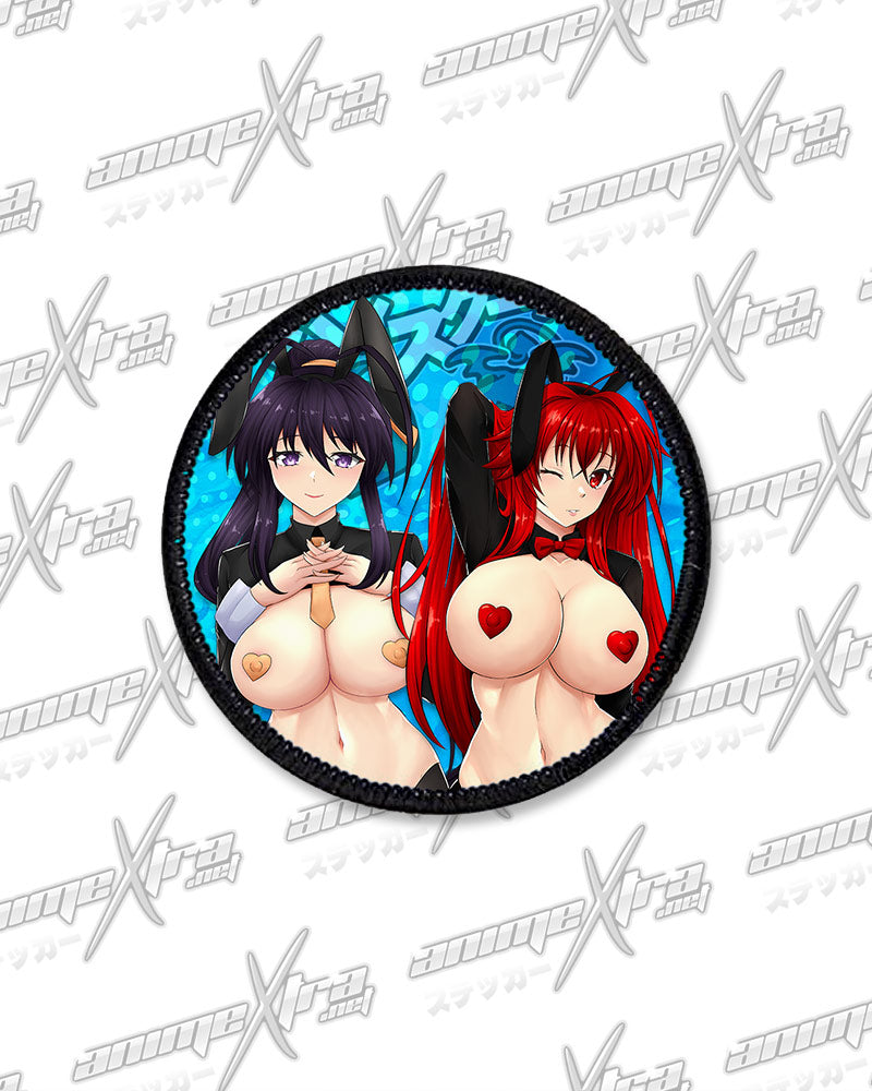 Akeno Rias Reverse Bunny Round Patches