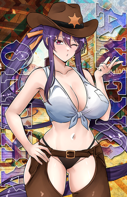 Akeno Western Waifus Posters