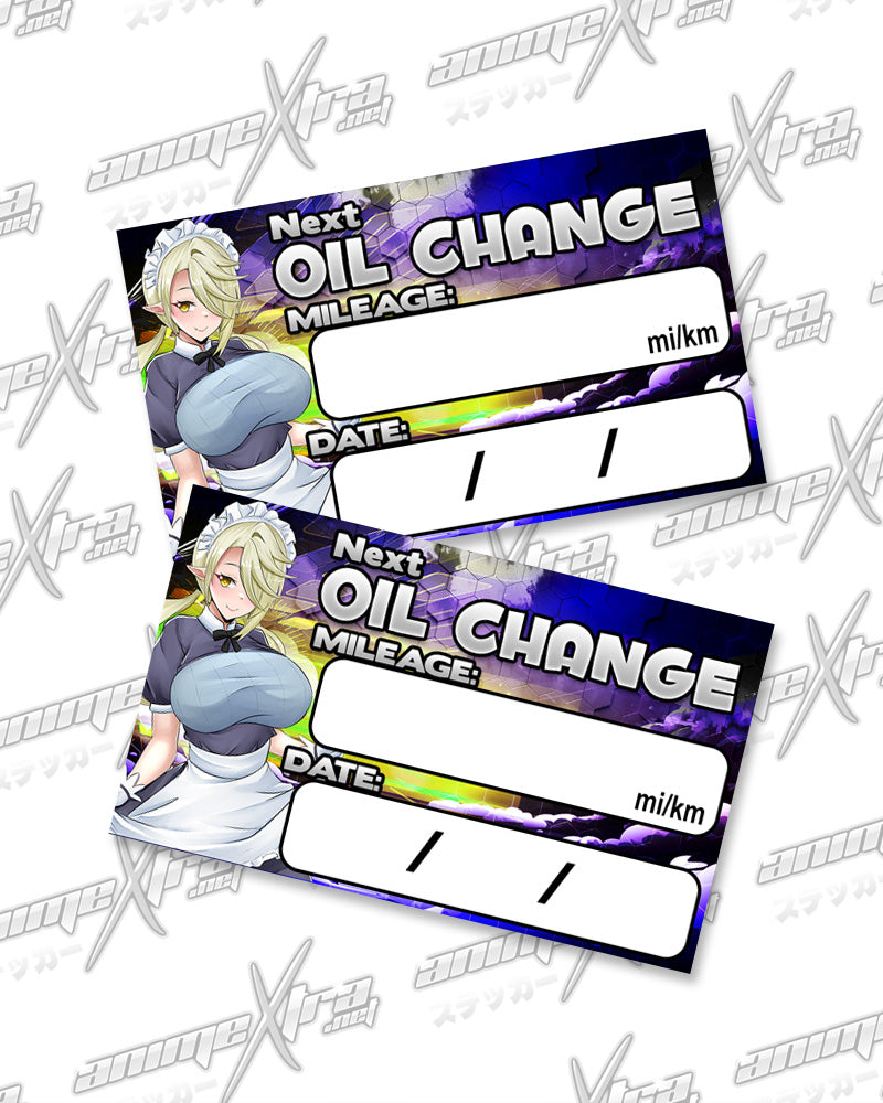 Ami Oil Change Stickers