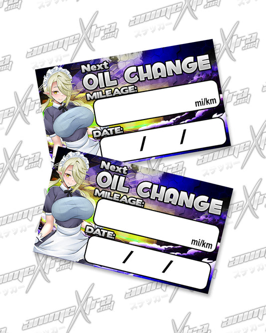 Ami Oil Change Stickers
