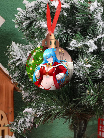 Aqua Christmas Ornaments