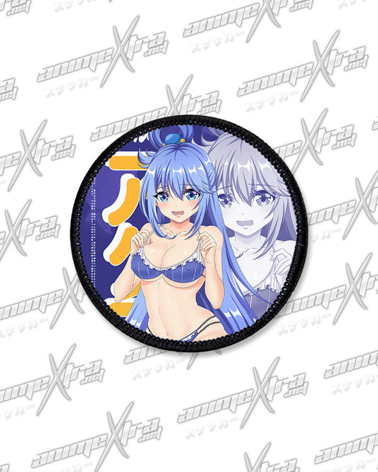 Aqua Lingerie Round Patches