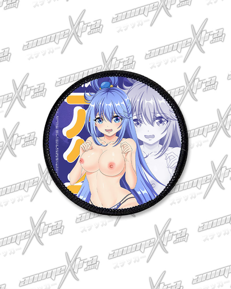 Aqua Lingerie Round Patches