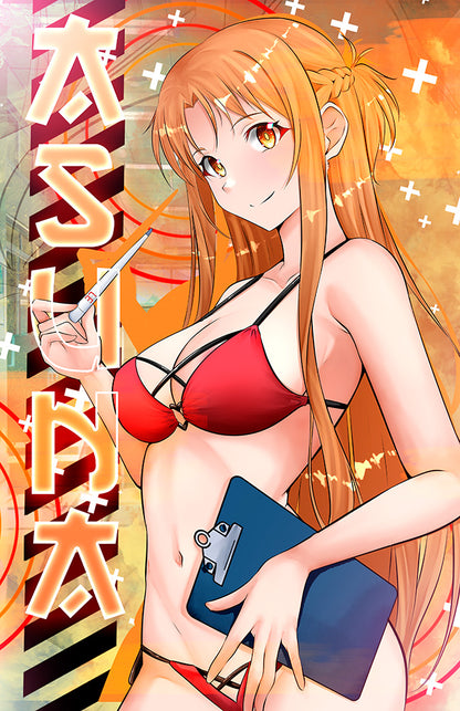 Asuna Nurse Graphic Prints