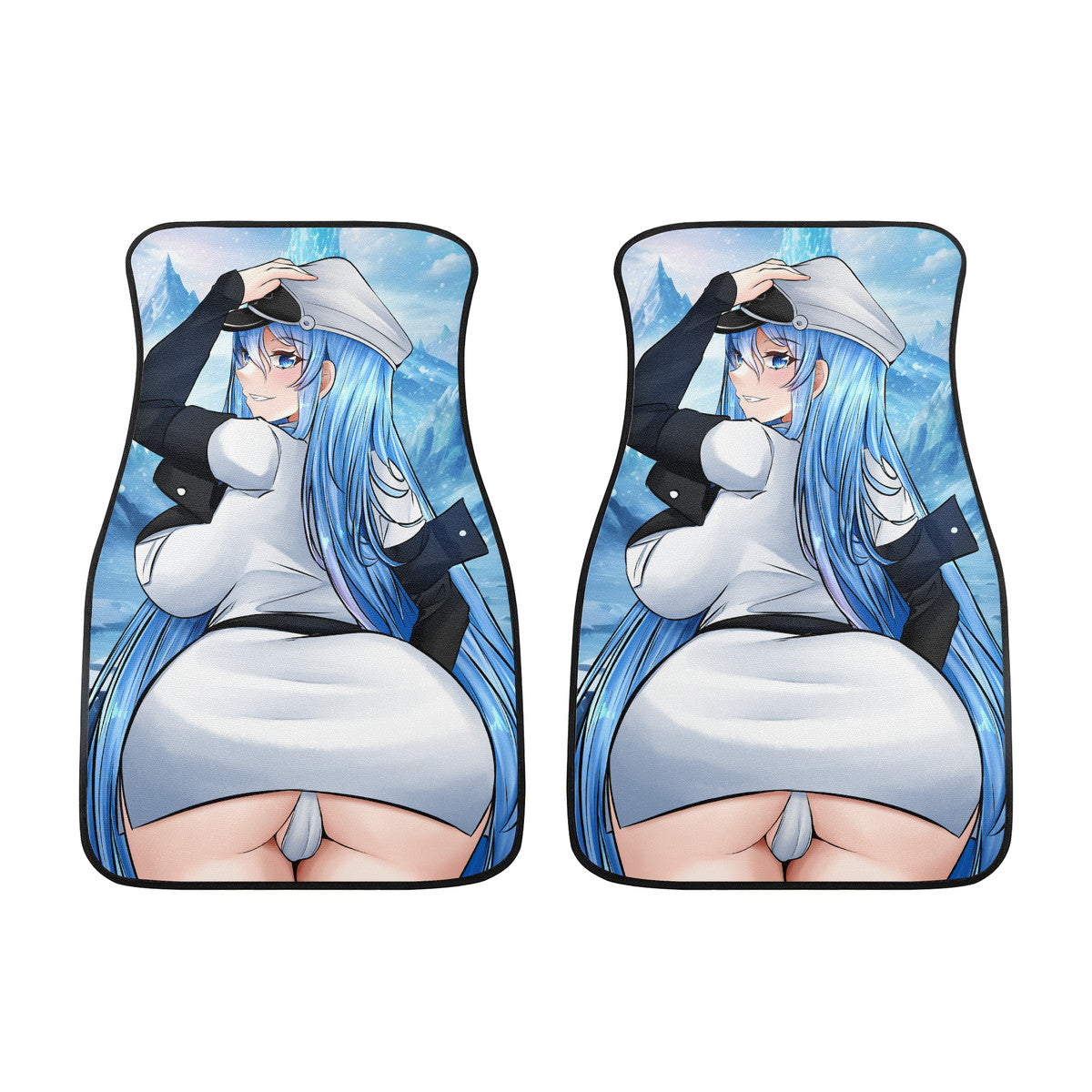 Esdeath Big Booty Car Floor Mats