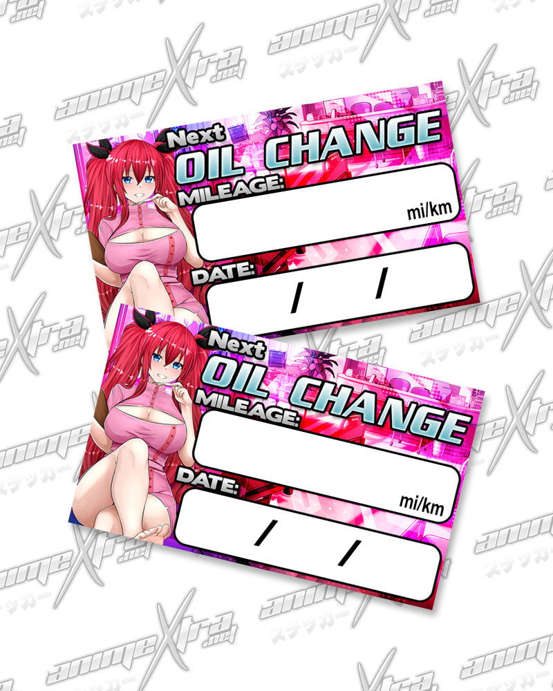 Ayaka Nurse Oil Change Stickers