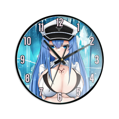 Esdeath Busty Flasher Wall Clock