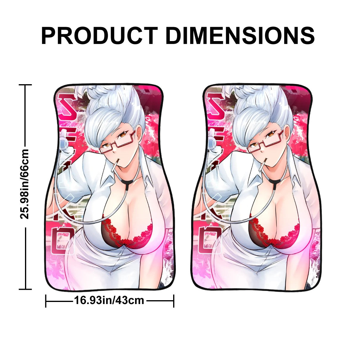 Seiko Ayase Nurse Car Floor Mats