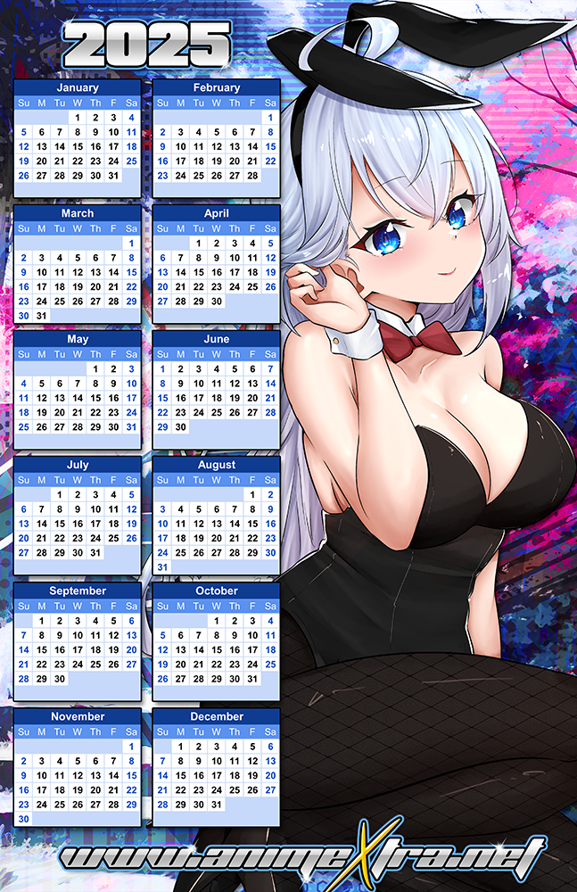 Alya Bunnygirl 2025 Calendar Poster