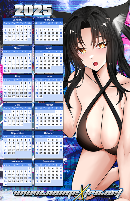 Kuroka Bikini 2025 Calendar Poster