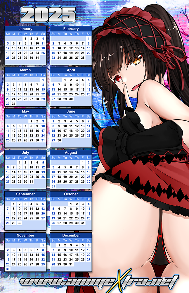 Kurumi Booty 2025 Calendar Poster