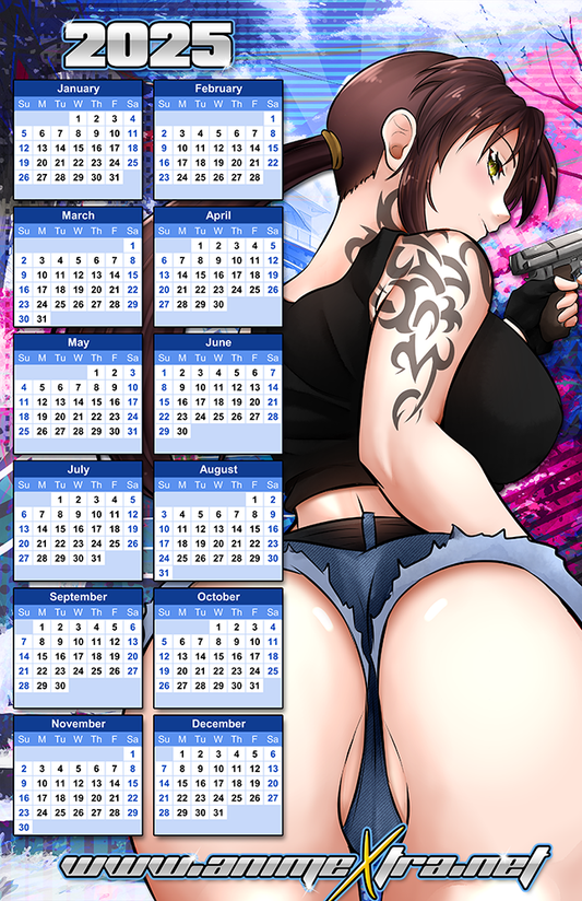 Revy Booty 2025 Calendar Poster