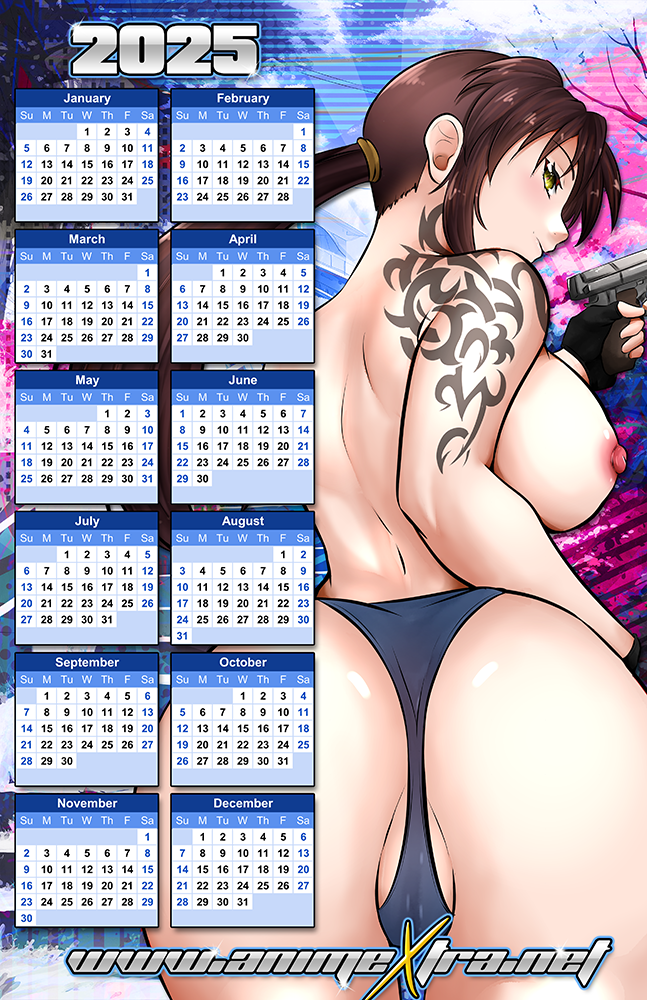 Revy Booty 2025 Calendar Poster