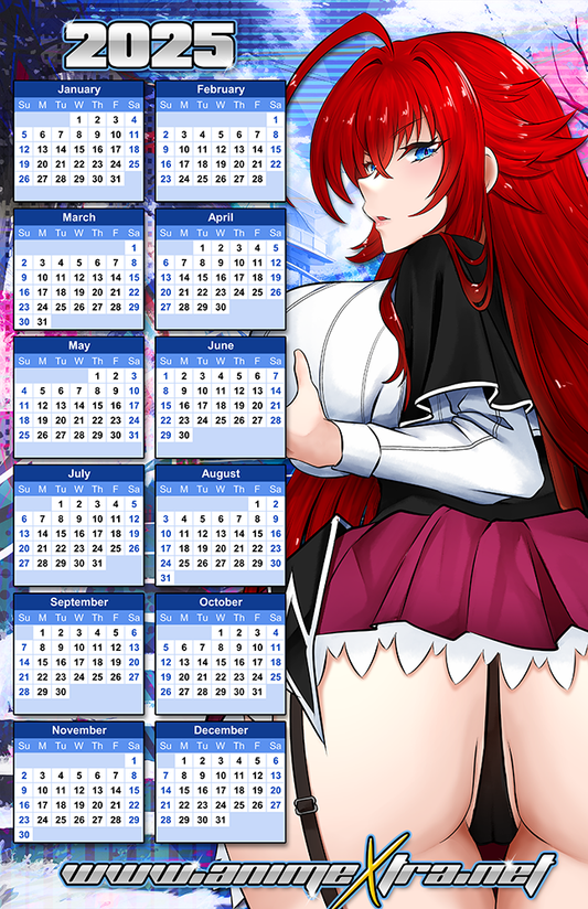 Rias Booty 2025 Calendar Poster