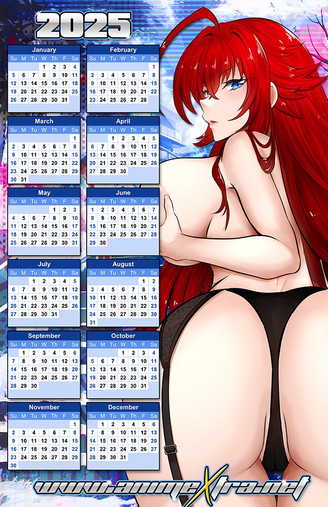 Rias Booty 2025 Calendar Poster