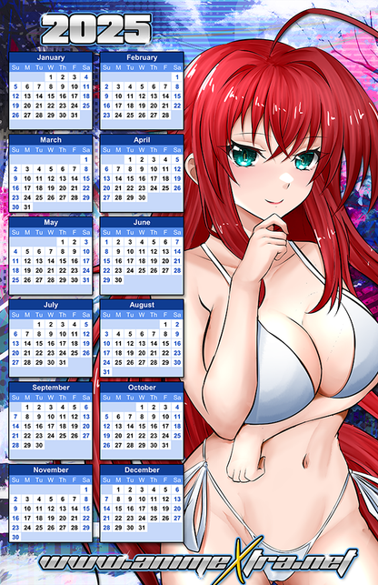 Rias Bikini 2025 Calendar Poster