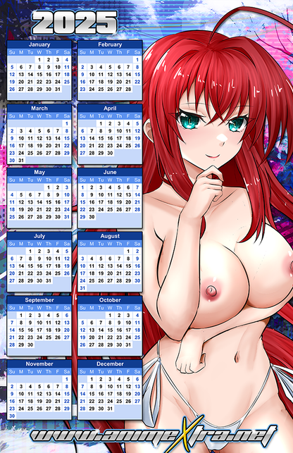 Rias Bikini 2025 Calendar Poster