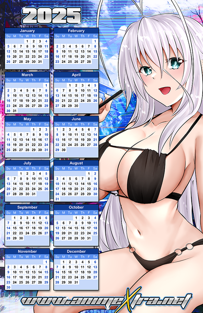 Rossweisse Bikini 2025 Calendar Poster