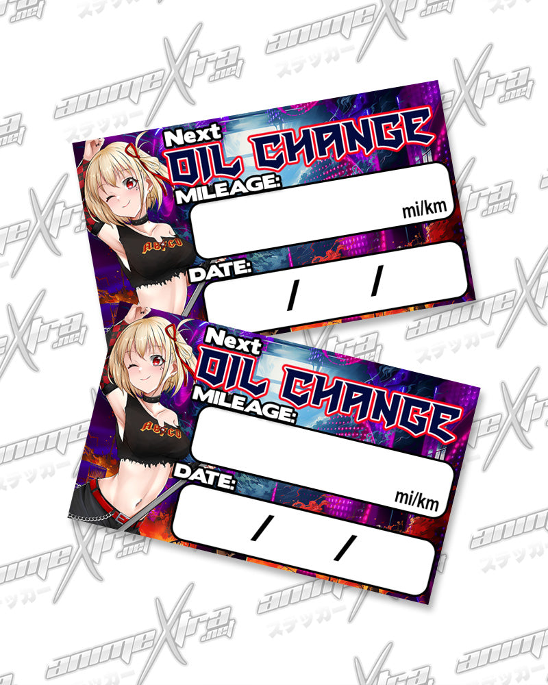 Chisato Rocker Oil Change Stickers