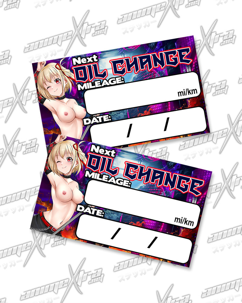 Chisato Rocker Oil Change Stickers
