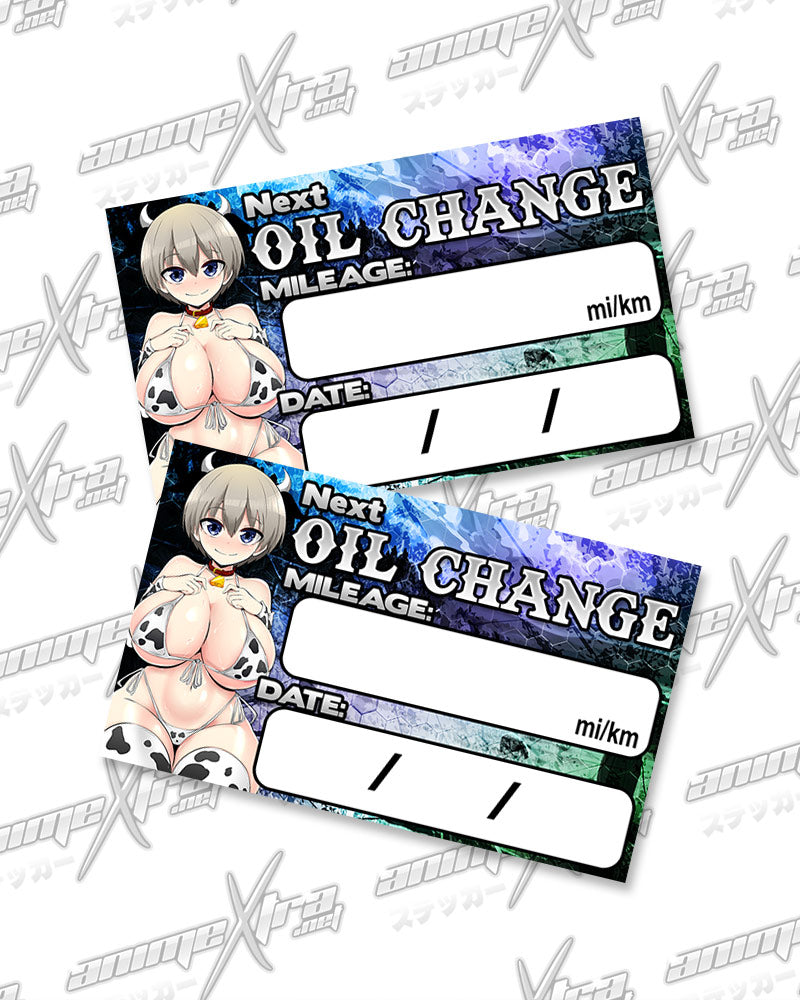 Cowgirl Hana Uzaki Oil Change Stickers