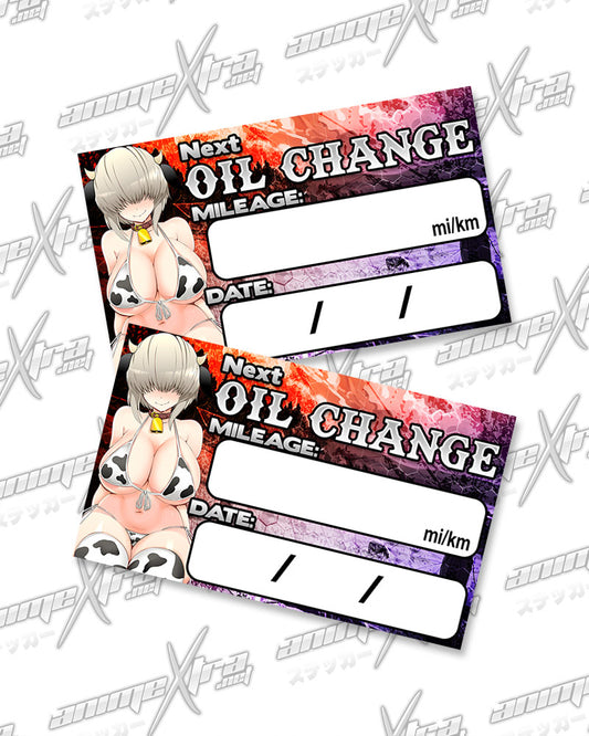 Cowgirl Yanagi Uzaki Oil Change Stickers