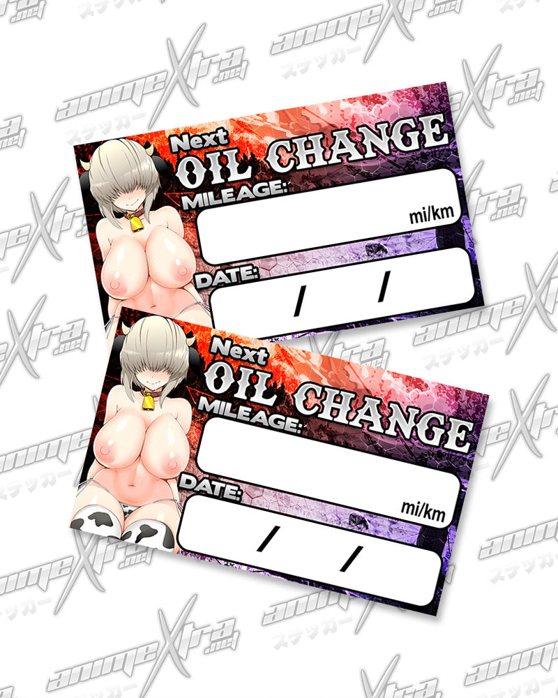Cowgirl Yanagi Uzaki Oil Change Stickers