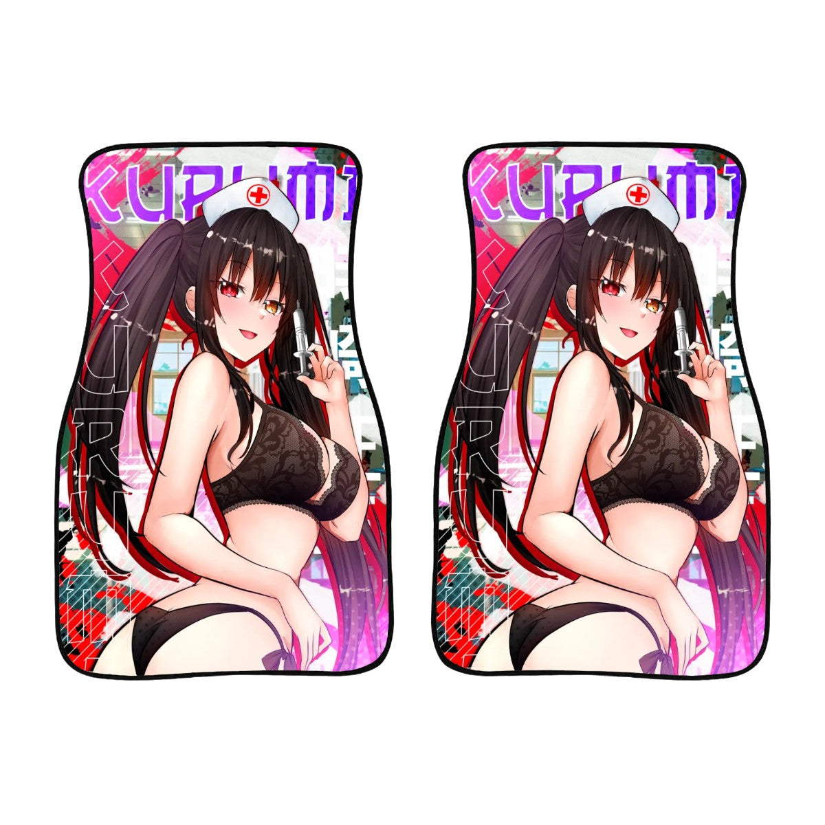 Kurumi Nurse Lingerie Car Floor Mats