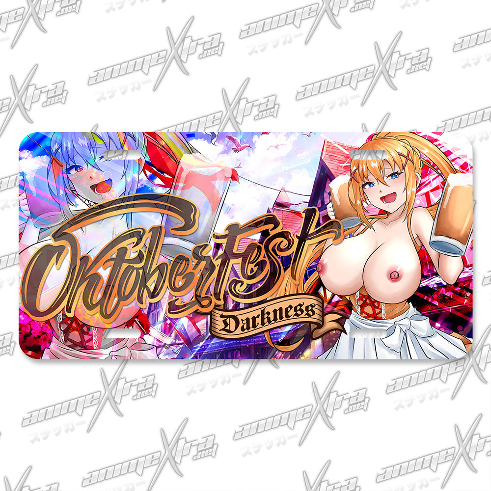 Darkness Oktoberfest License Plate