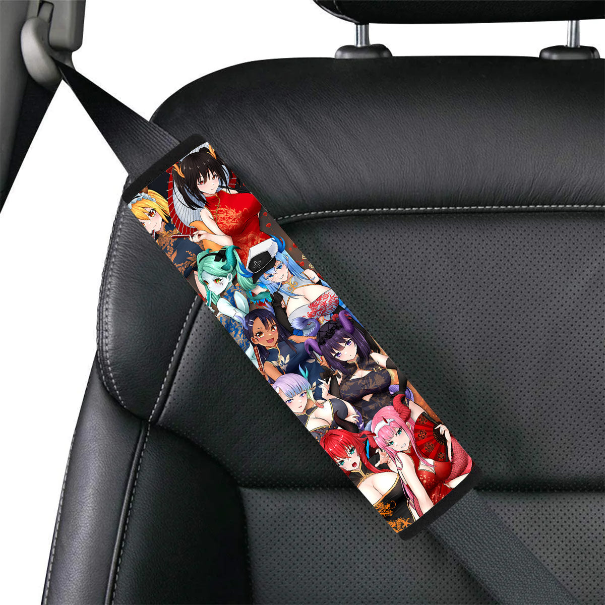Dragon Waifus Seat Belt Covers