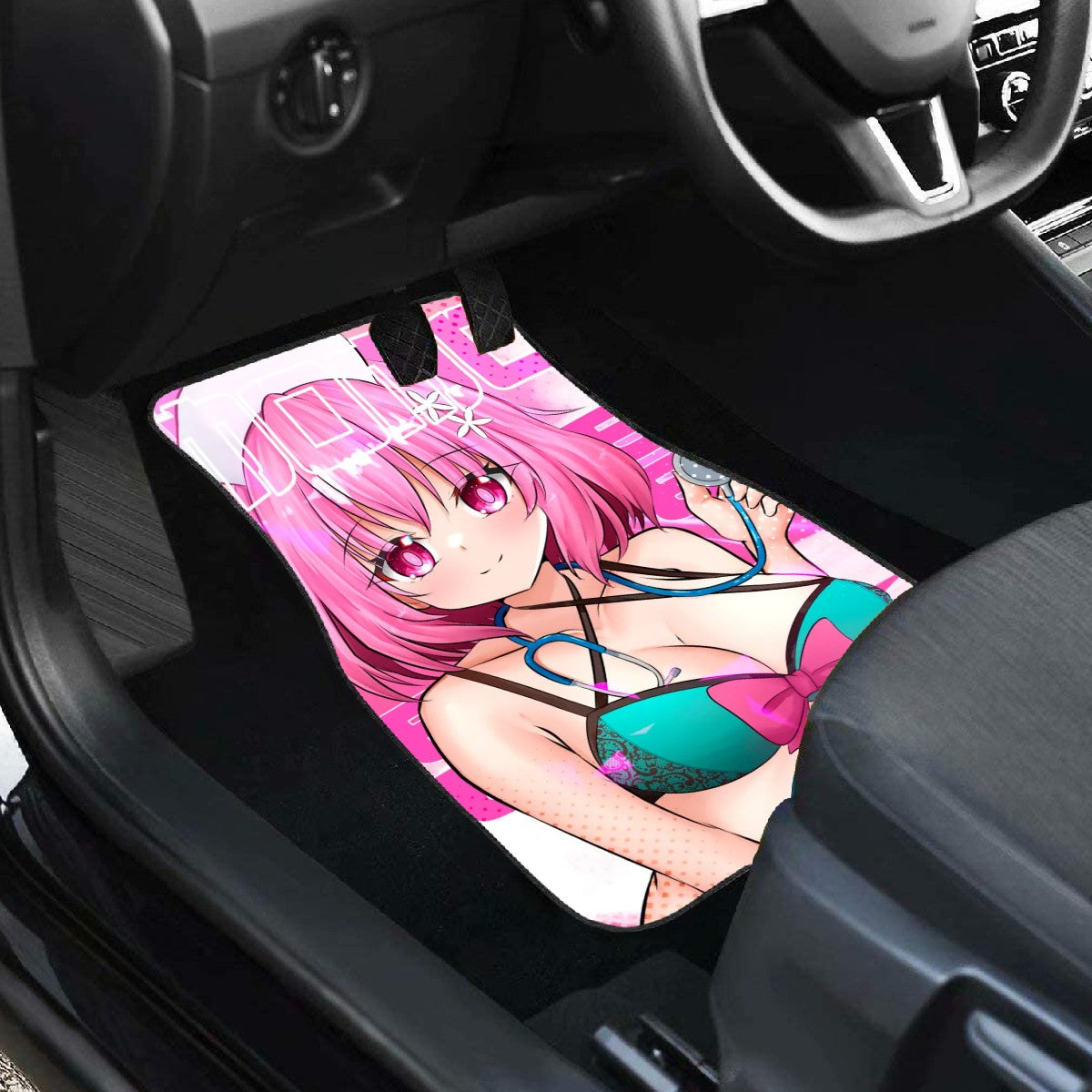 Momo Nurse Lingerie Car Floor Mats
