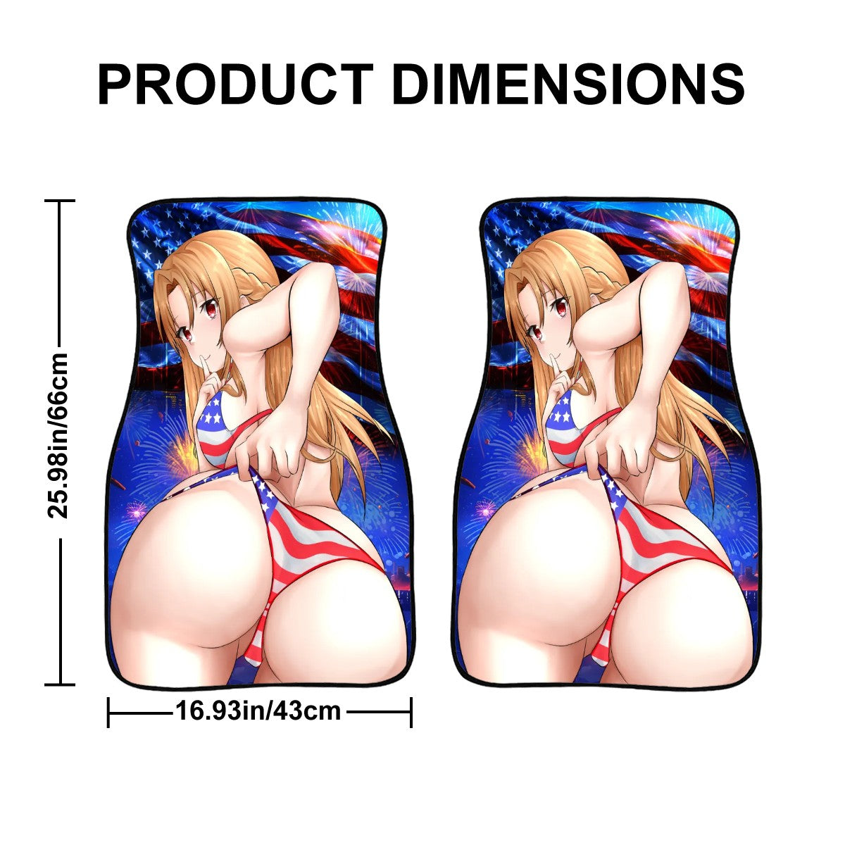 Asuna American Booty Car Floor Mats