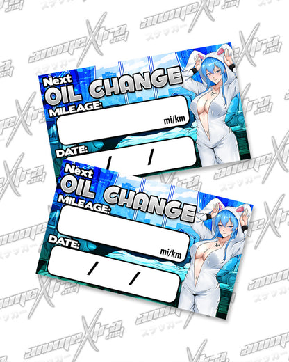 Esdeath Bunny Jammies Oil Change Stickers