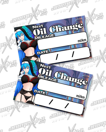 Esdeath Nun Oil Change Sticker