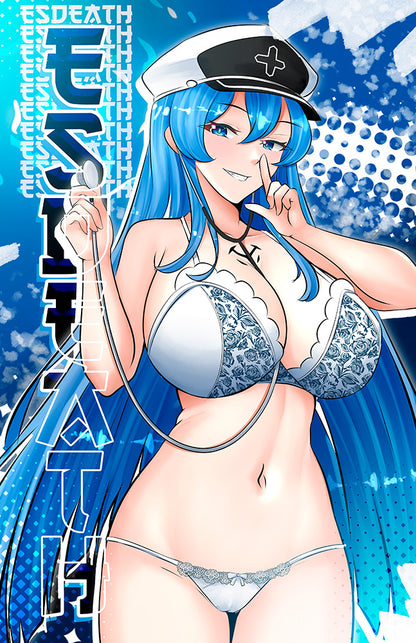 Esdeath Nurse Graphic Prints