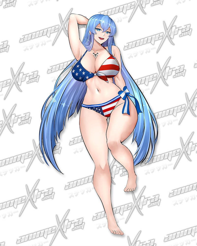 Esdeath Patriot Bikini Kiss Cuts