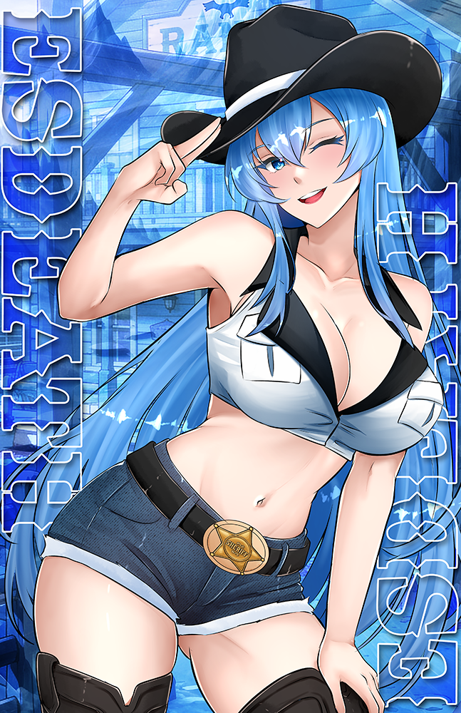 Esdeath Western Waifus Posters