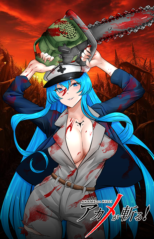 Esdeath x Leatherface Poster