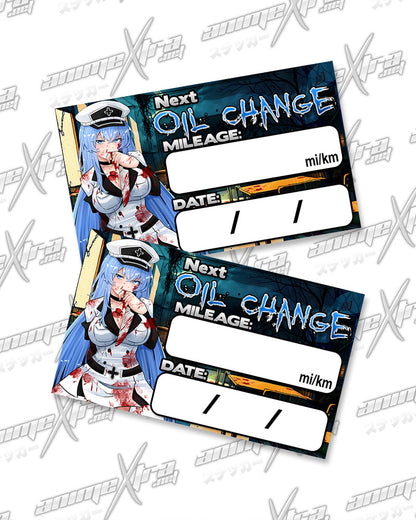 Esdeath Yandere Oil Change Stickers